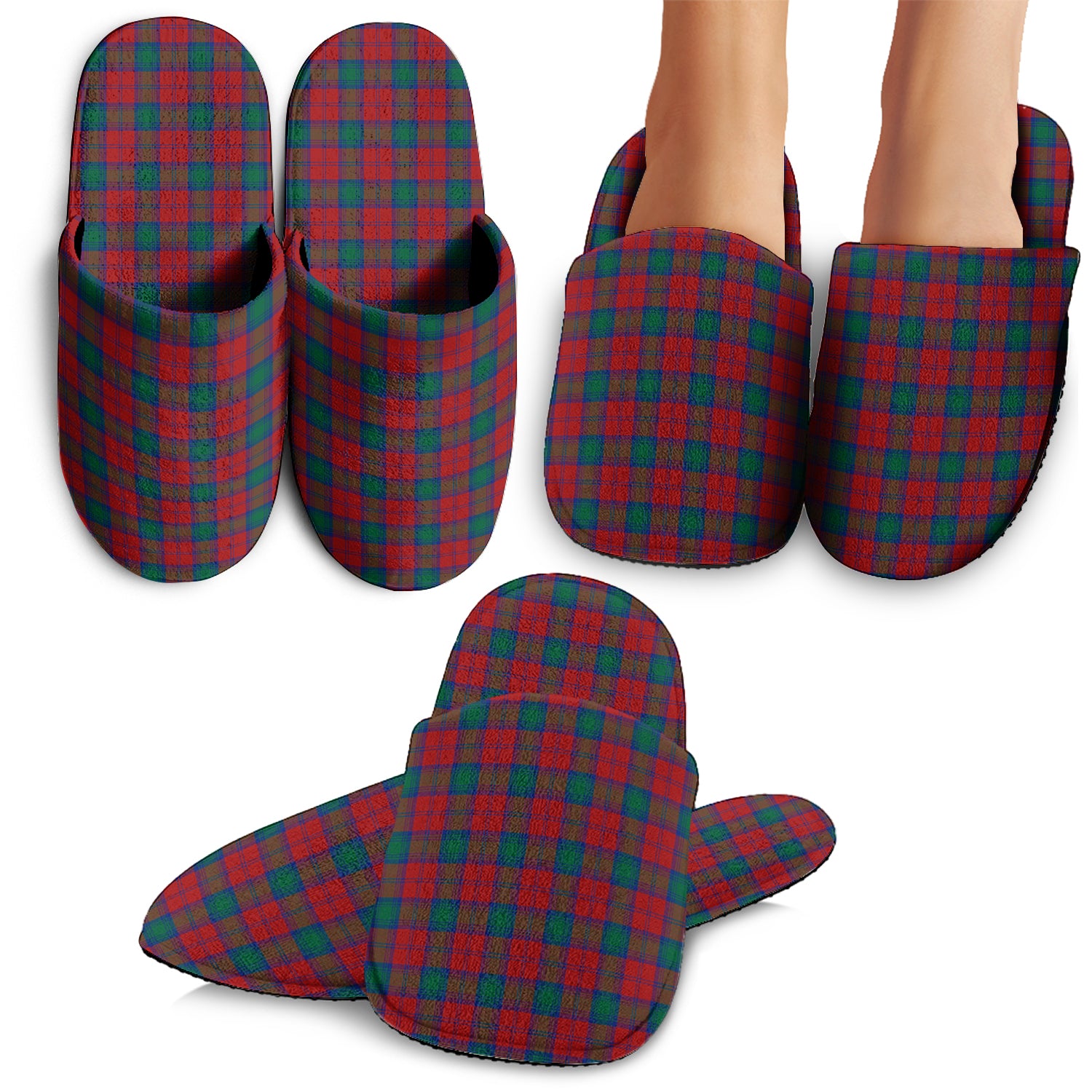 Fotheringham Modern Tartan Home Slippers - Tartanvibesclothing