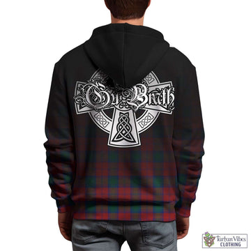 Fotheringham (Fotheringhame) Tartan Hoodie Featuring Alba Gu Brath Family Crest Celtic Inspired