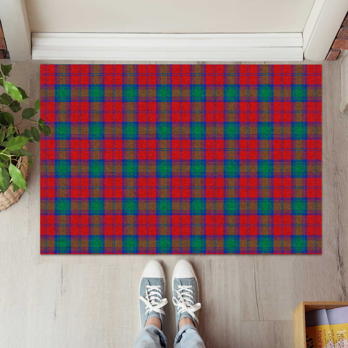 Fotheringham (Fotheringhame) Tartan Rubber Doormat - Tartan Vibes Clothing