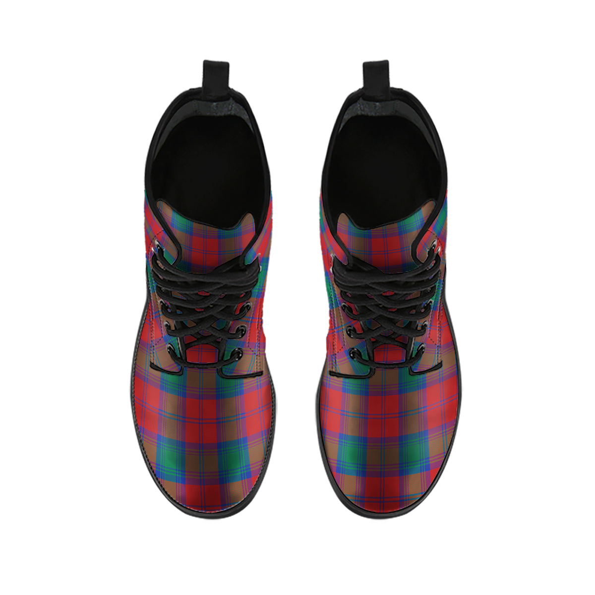 Fotheringham (Fotheringhame) Tartan Leather Boots - Tartan Vibes Clothing