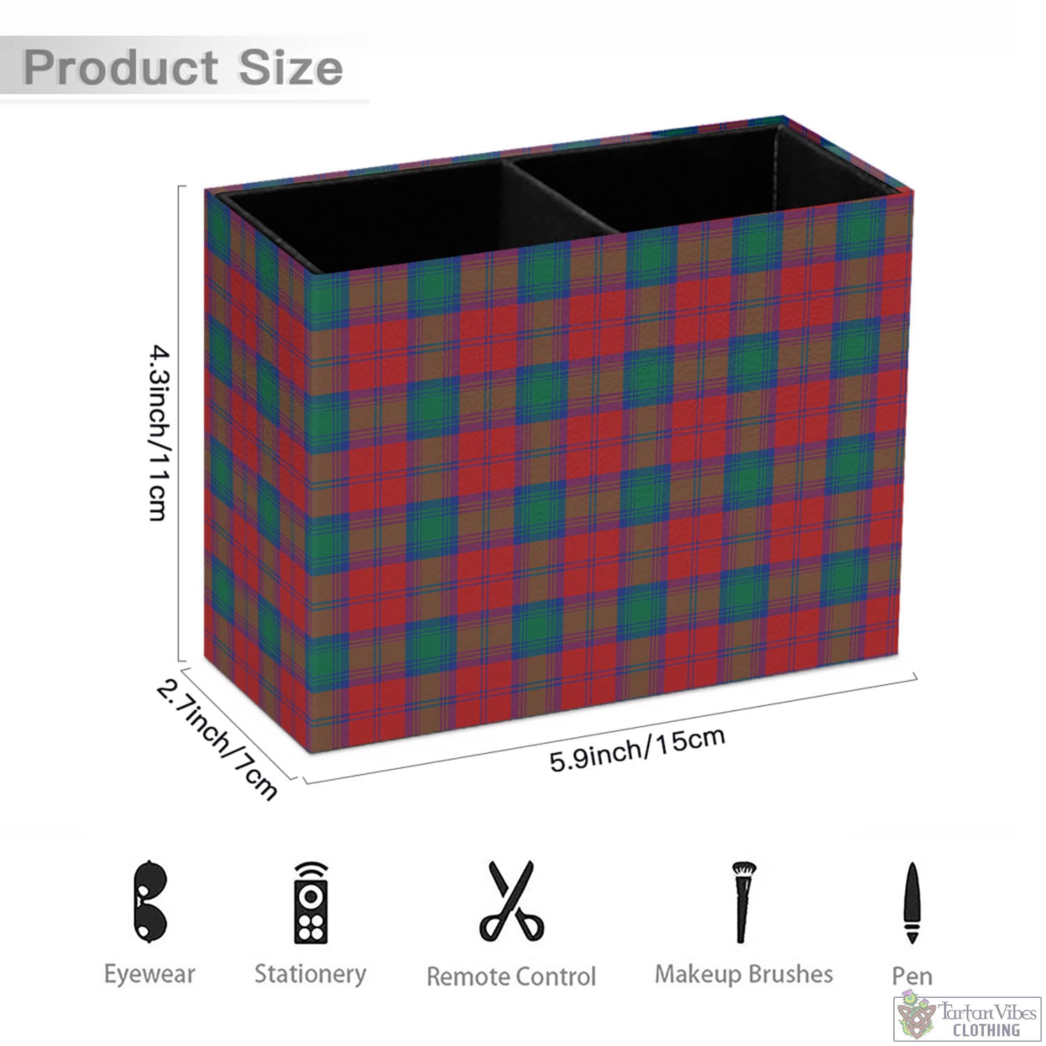 Tartan Vibes Clothing Fotheringham Modern Tartan Pen Holder