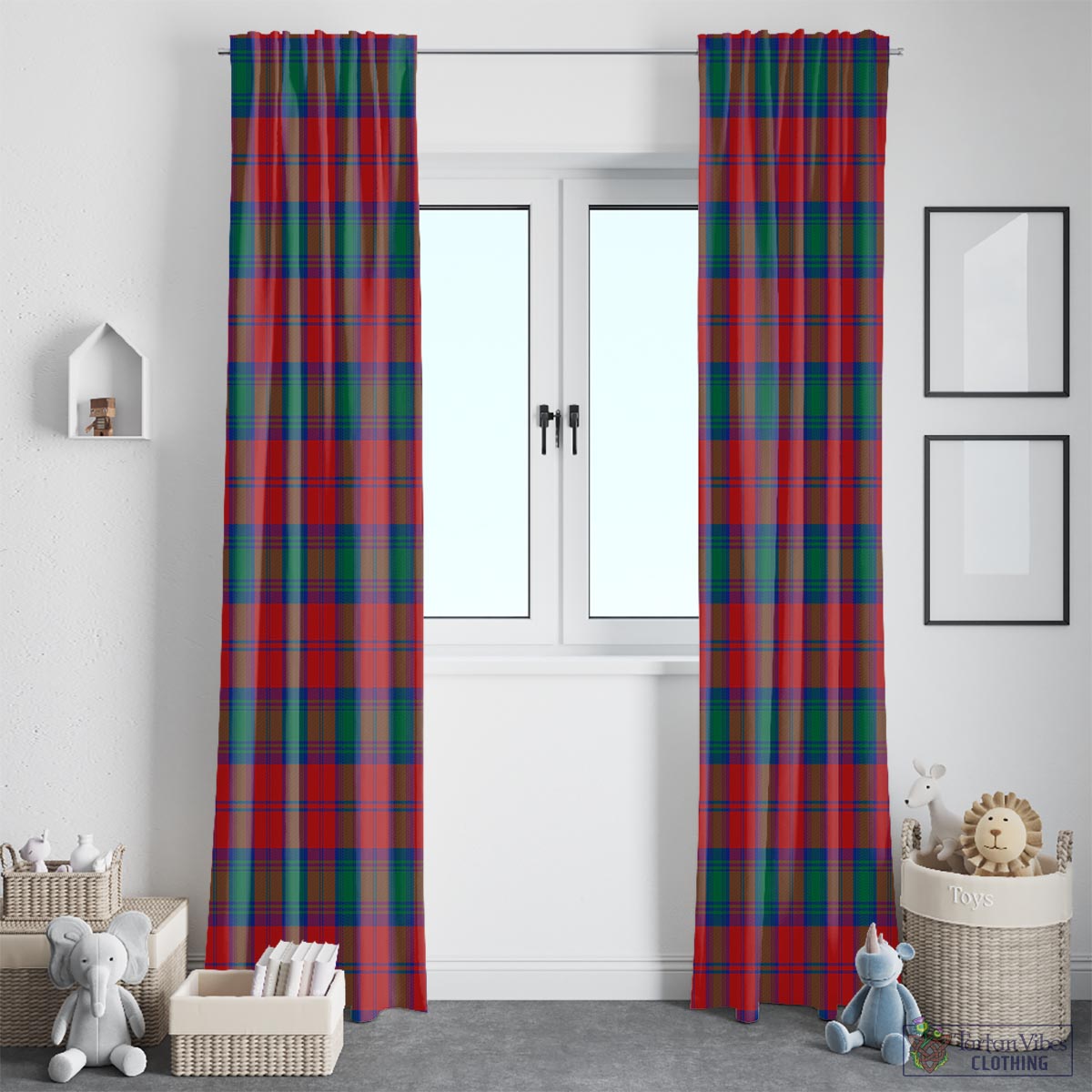 Fotheringham Modern Tartan Window Curtain