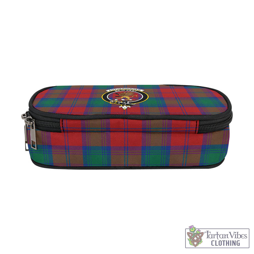 Tartan Vibes Clothing Fotheringham Modern Tartan Pen and Pencil Case with Family Crest