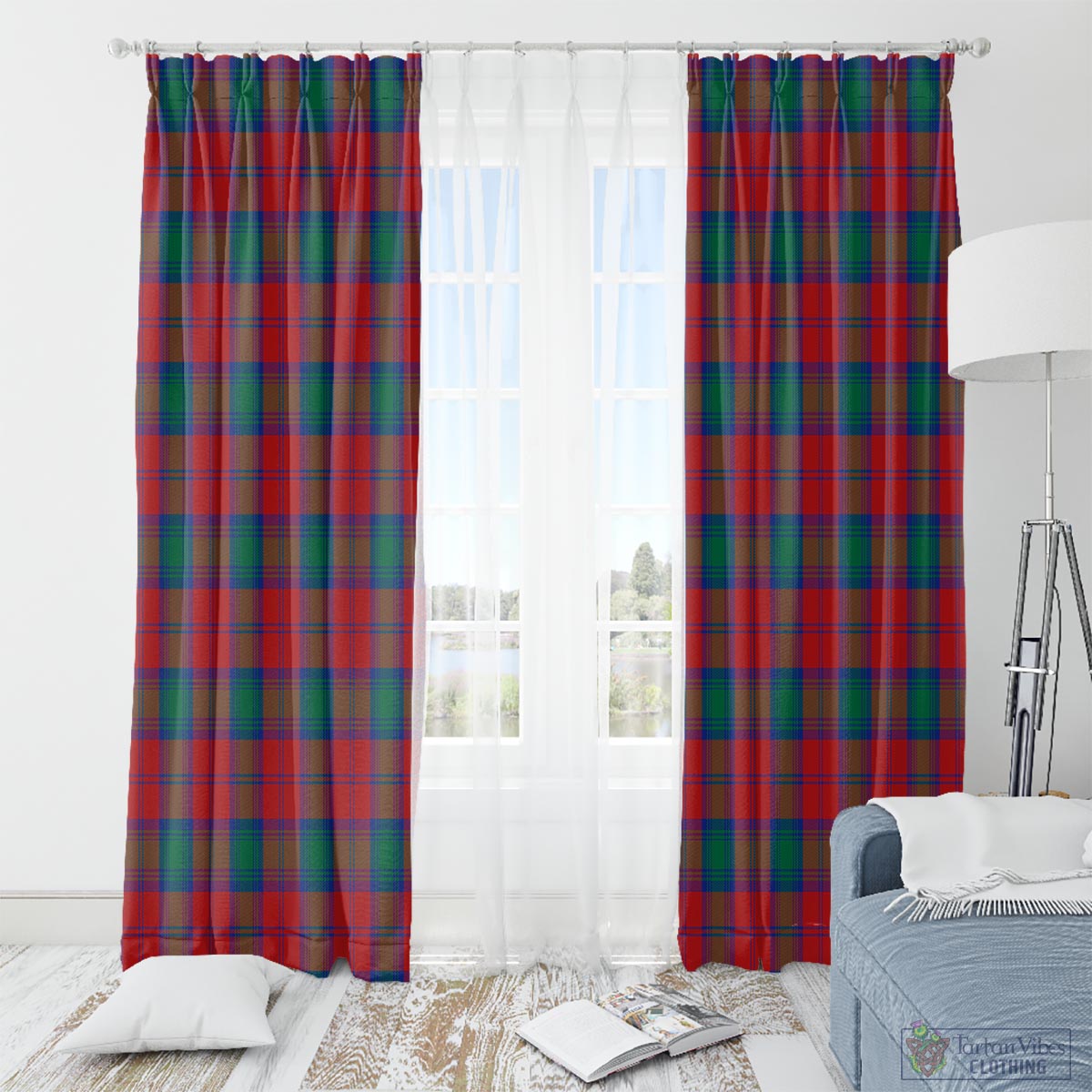 Fotheringham Modern Tartan Window Curtain