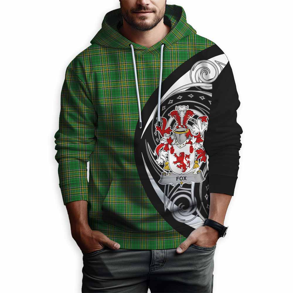 Fox Irish Clan Hoodie Celtic Circle Style Pullover Hoodie - Tartan Vibes Clothing