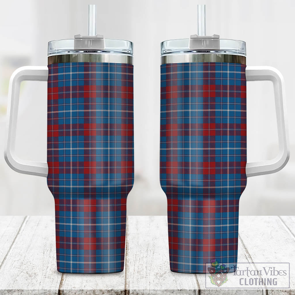 Tartan Vibes Clothing Frame Tartan Tumbler with Handle