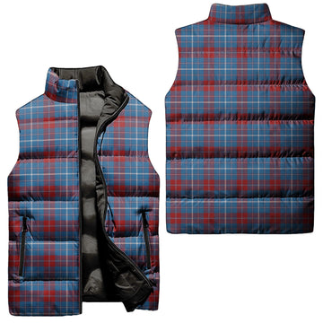 Frame Tartan Sleeveless Puffer Jacket