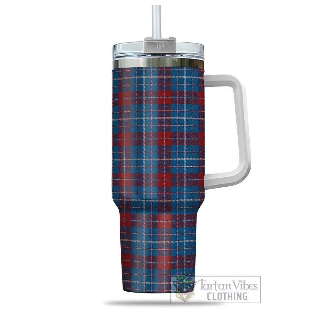 Tartan Vibes Clothing Frame Tartan Tumbler with Handle