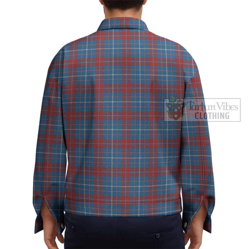 Frame Tartan Unisex Lapel Cotton Jacket - Tartan Vibes Clothing