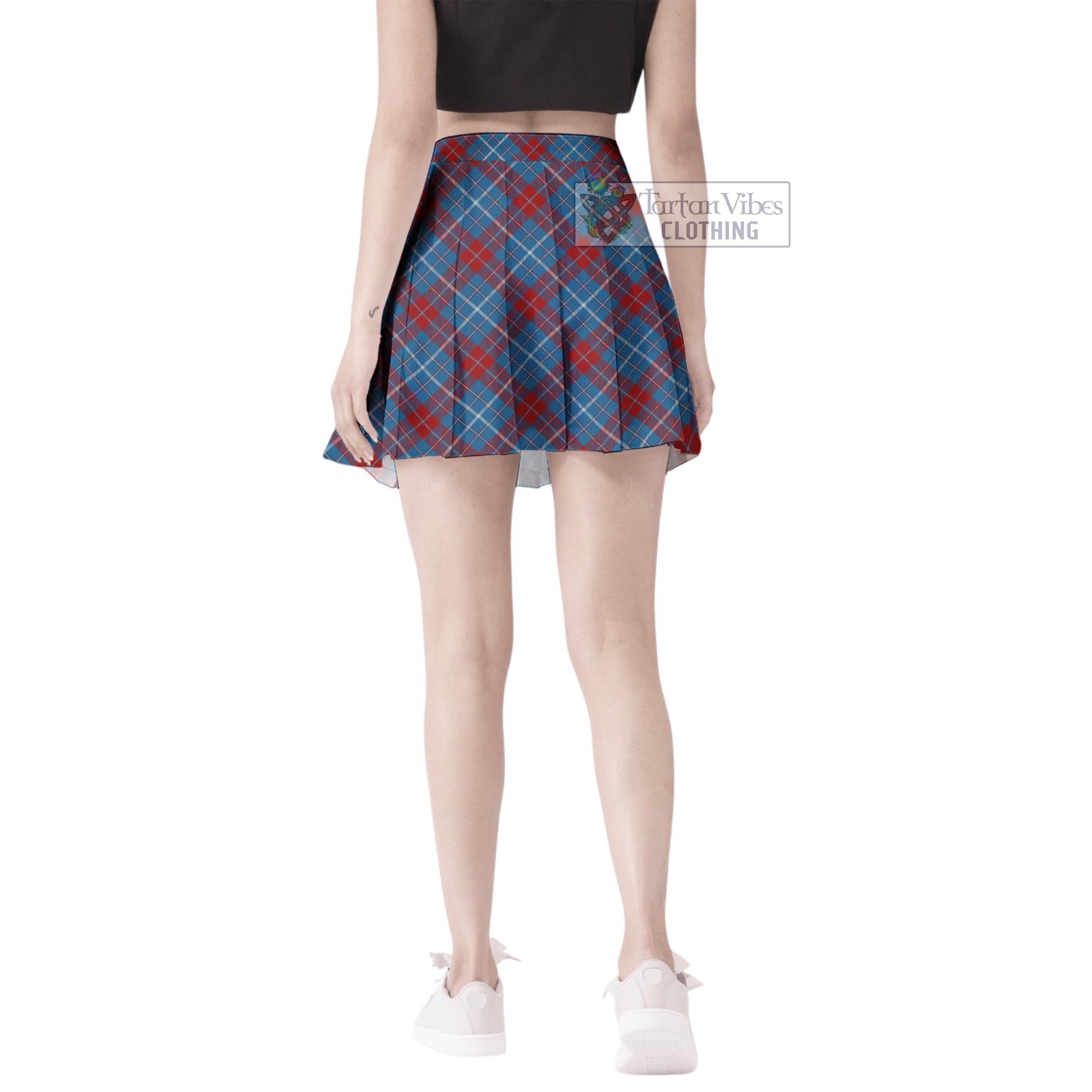 Tartan Vibes Clothing Frame Tartan Women's Plated Mini Skirt