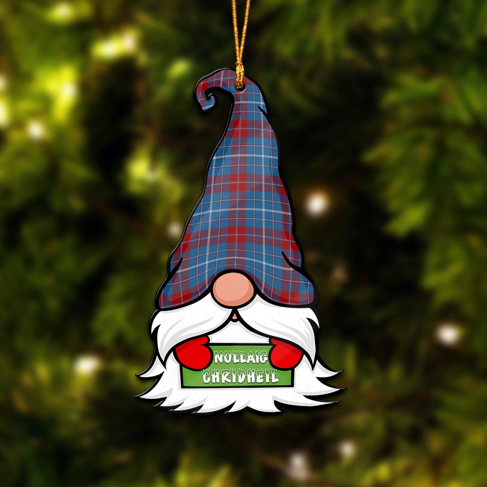 Frame Gnome Christmas Ornament with His Tartan Christmas Hat - Tartan Vibes Clothing