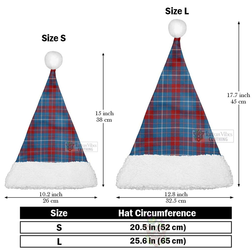 Tartan Vibes Clothing Frame Tartan Christmas Santa Hats