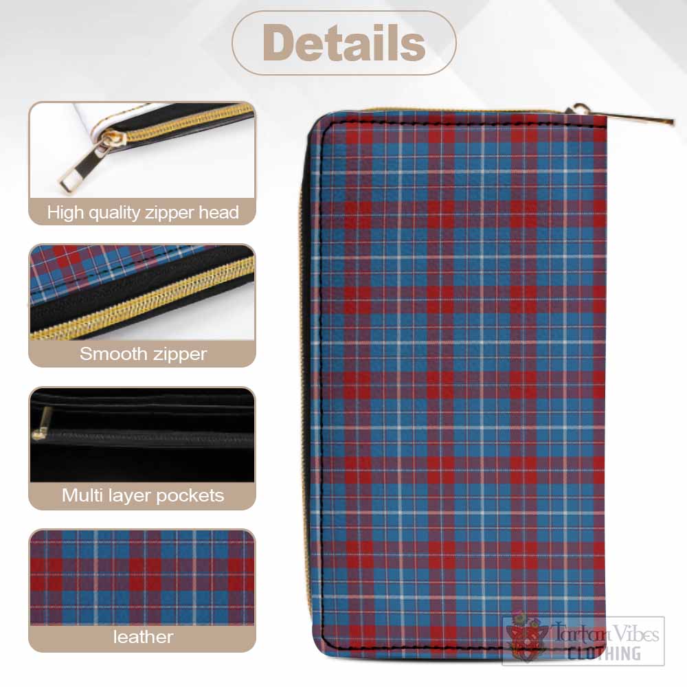Frame Tartan Women's Leather Wallet - Tartan Vibes Clothing