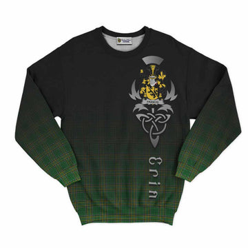 Francis Irish Clan Sweatshirt with Coat of Arms Erin Go Bragh Celtic Inspired Unisex - Tartan Vibes Clothing