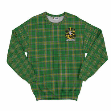 Francis Irish Clan Tartan Sweatshirt with Coat of Arms Unisex - Tartan Vibes Clothing
