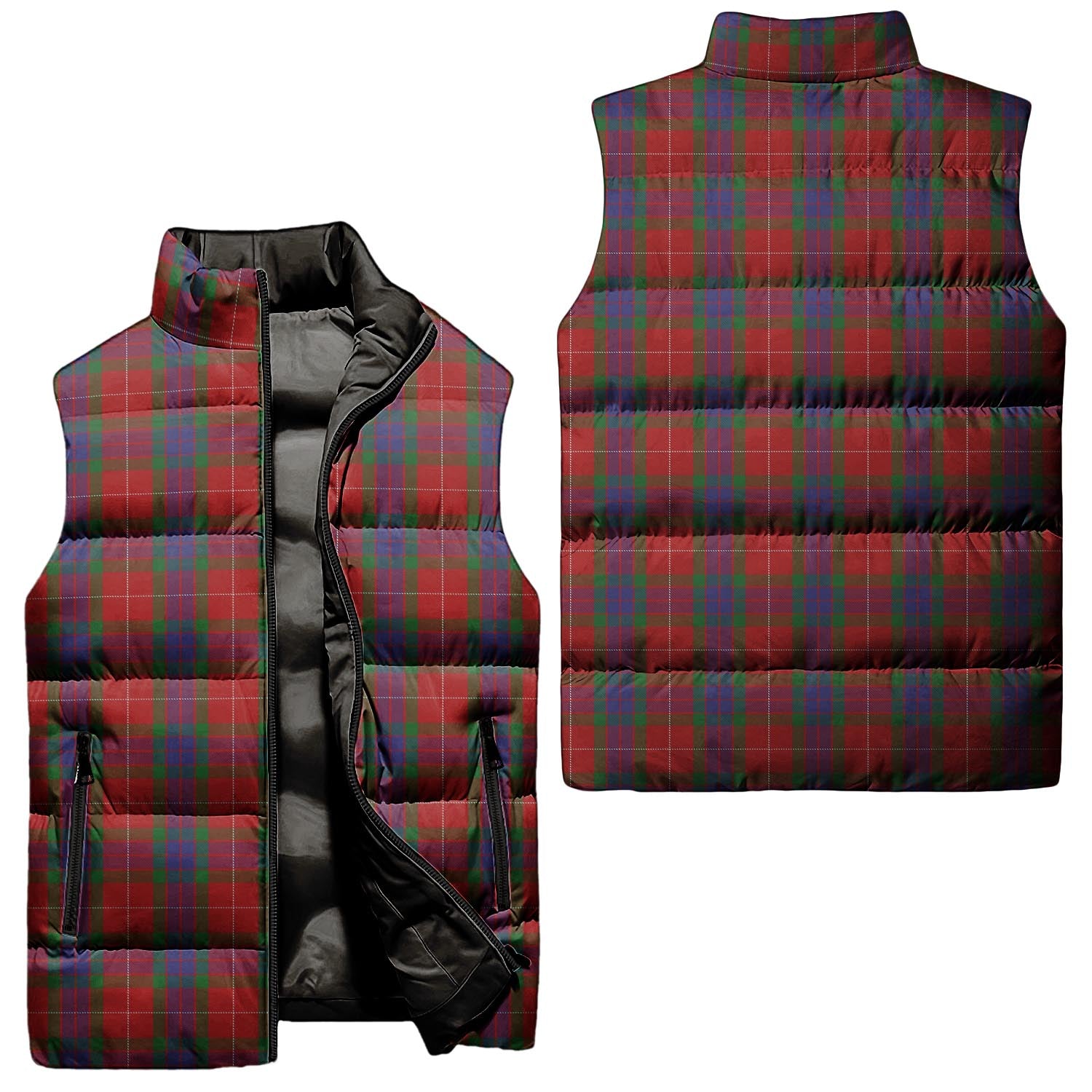 Fraser Tartan Sleeveless Puffer Jacket Unisex - Tartanvibesclothing