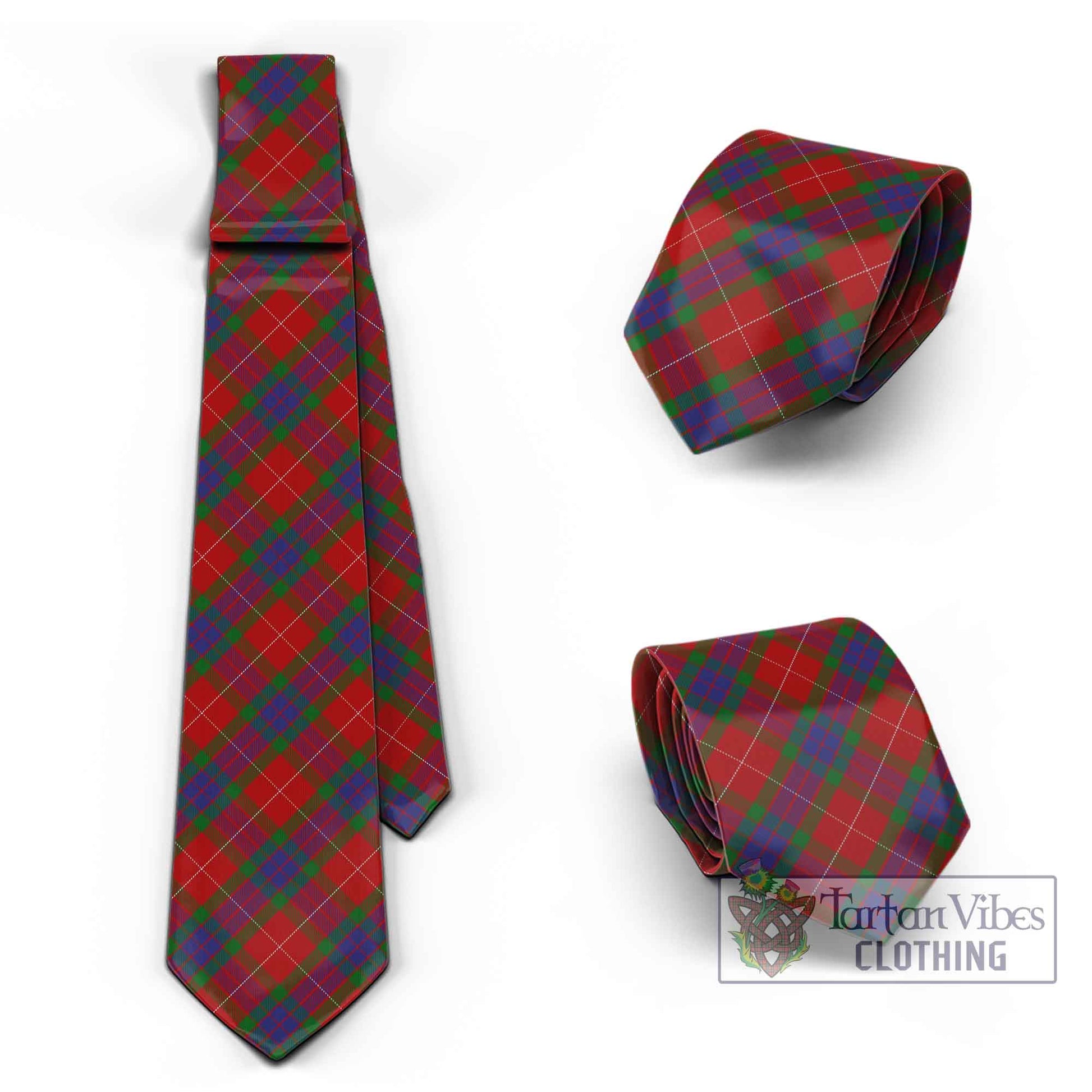 Tartan Vibes Clothing Fraser Tartan Classic Necktie Cross Style