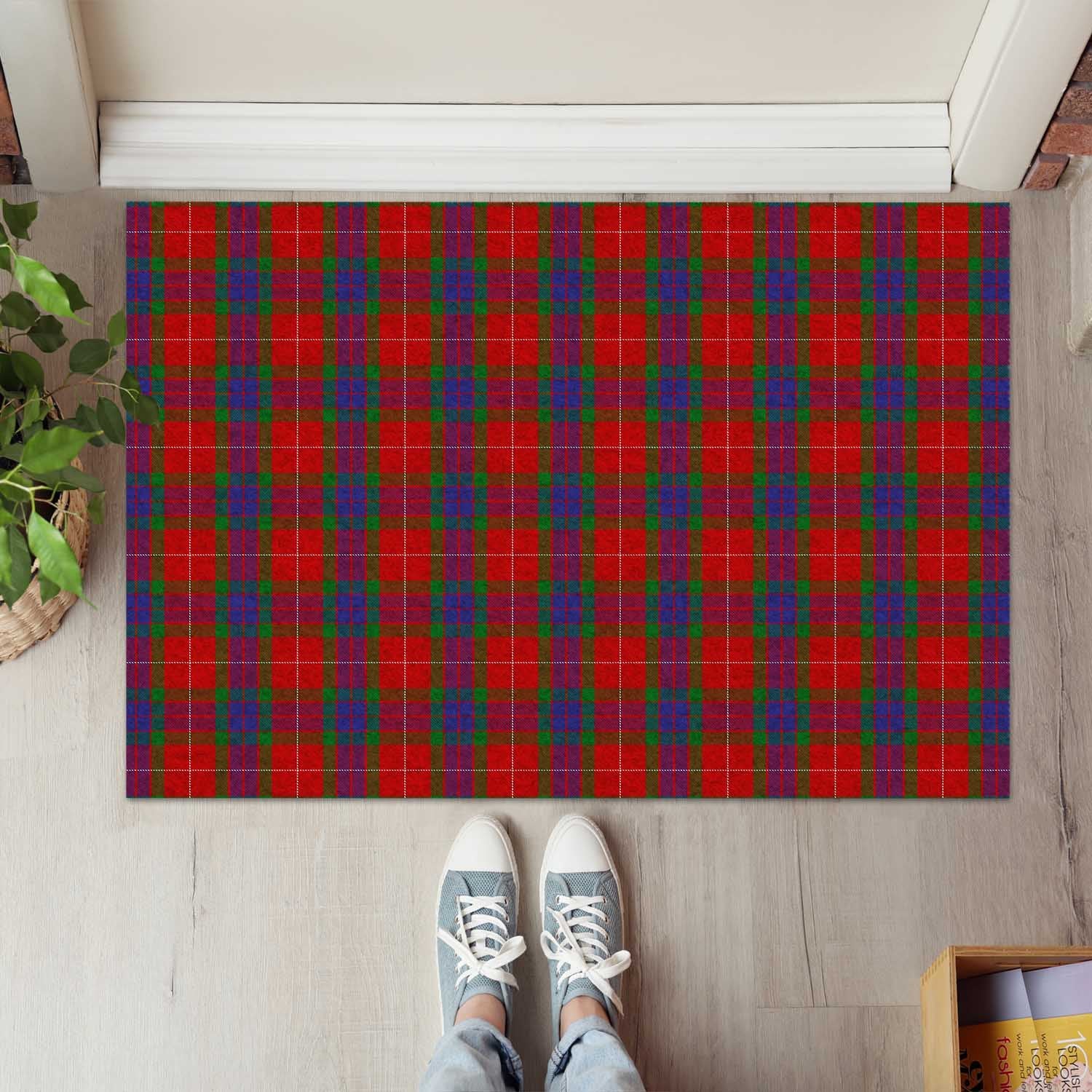 Fraser Tartan Door Mat - Tartanvibesclothing