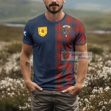 Fraser Tartan T-Shirt Alba with Scottish Lion Royal Arm Half Style