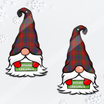 Fraser Gnome Christmas Ornament with His Tartan Christmas Hat