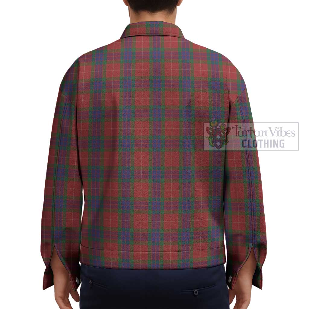 Fraser Tartan Unisex Lapel Cotton Jacket - Tartan Vibes Clothing