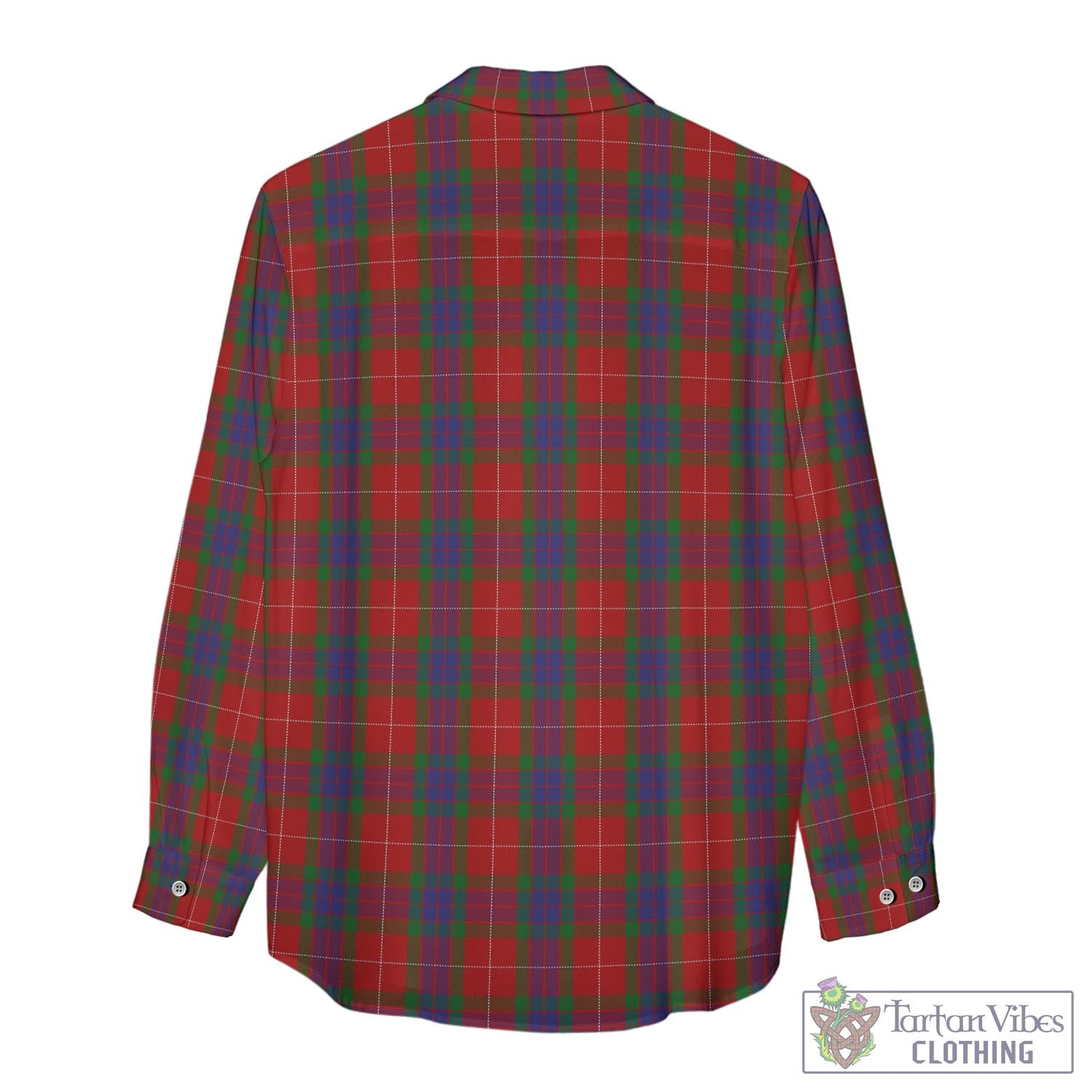 Tartan Vibes Clothing Fraser Tartan Womens Casual Shirt with Family Crest