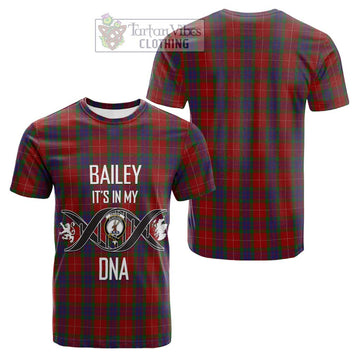 Fraser Tartan Cotton T-shirt with Family Crest DNA In Me Style