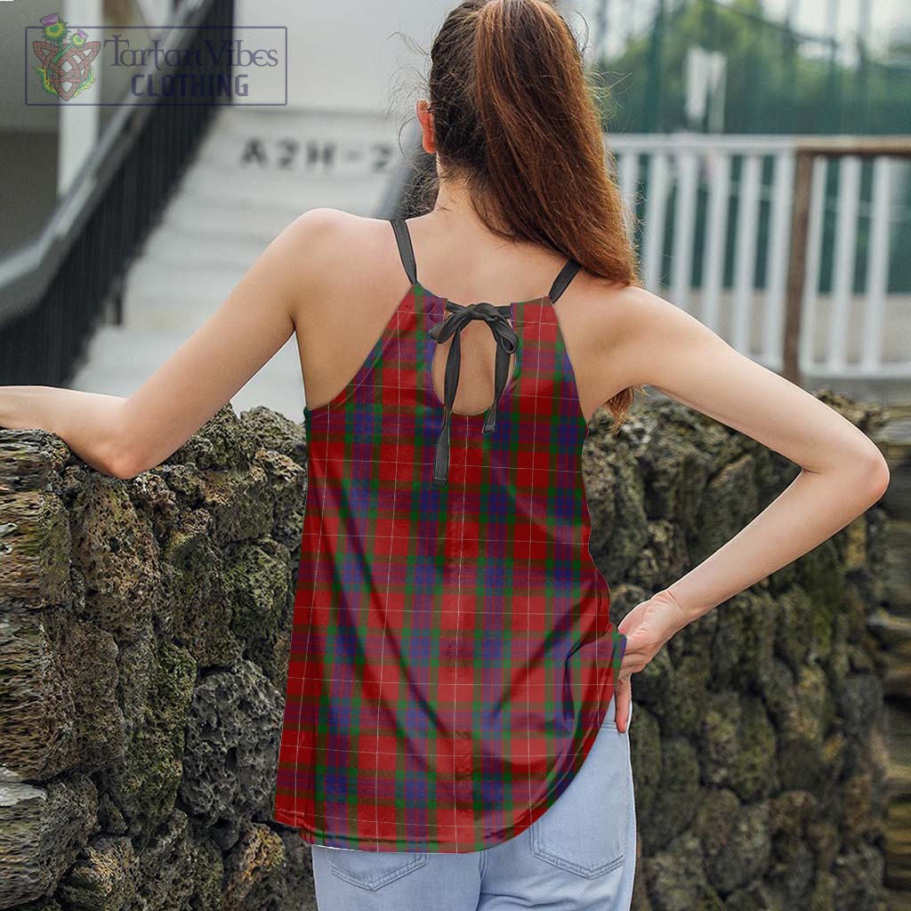 Tartan Vibes Clothing Fraser Tartan Loose Halter Neck Camisole