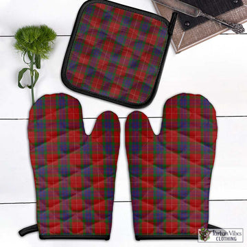 Fraser Tartan Combo Oven Mitt & Pot-Holder Black - Tartan Vibes Clothing