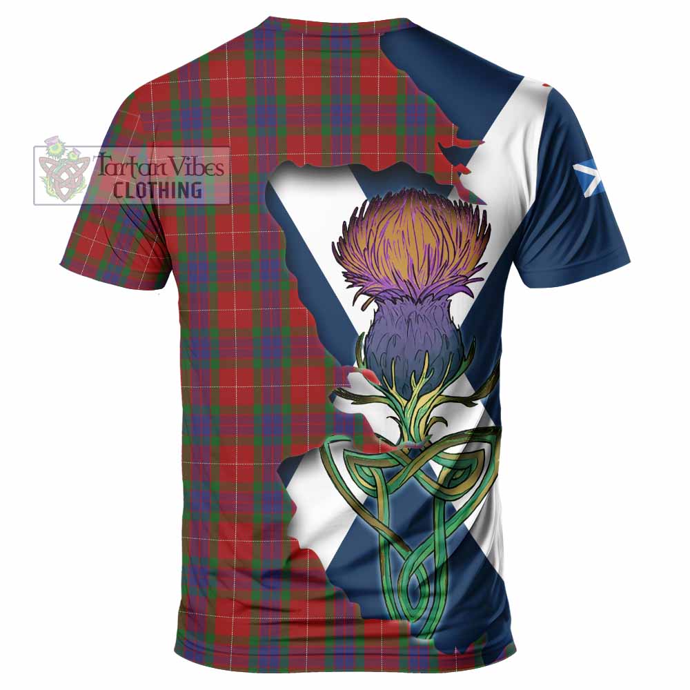 Fraser Tartan Family Crest T-Shirt Scottish Thistle Celtic Inspired - Tartan Vibes Clothing