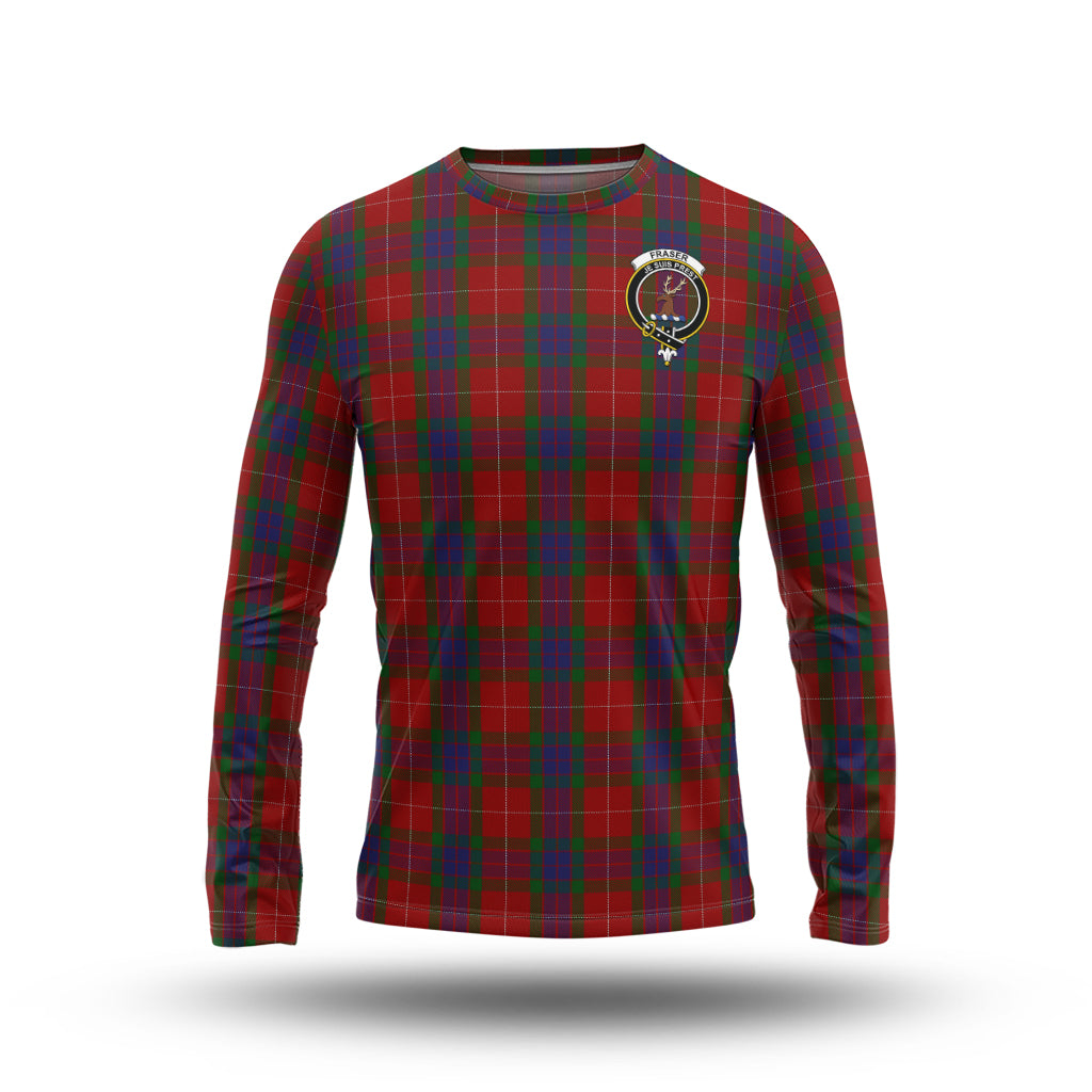 fraser-tartan-long-sleeve-t-shirt-with-family-crest