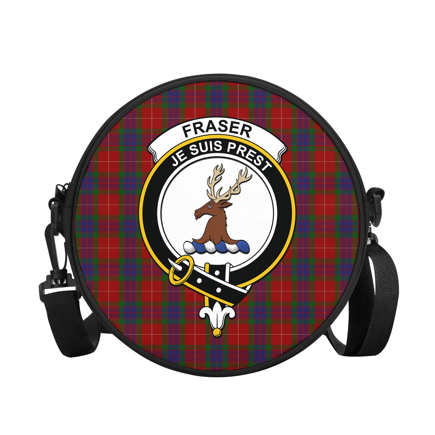 fraser-tartan-round-satchel-bags-with-family-crest