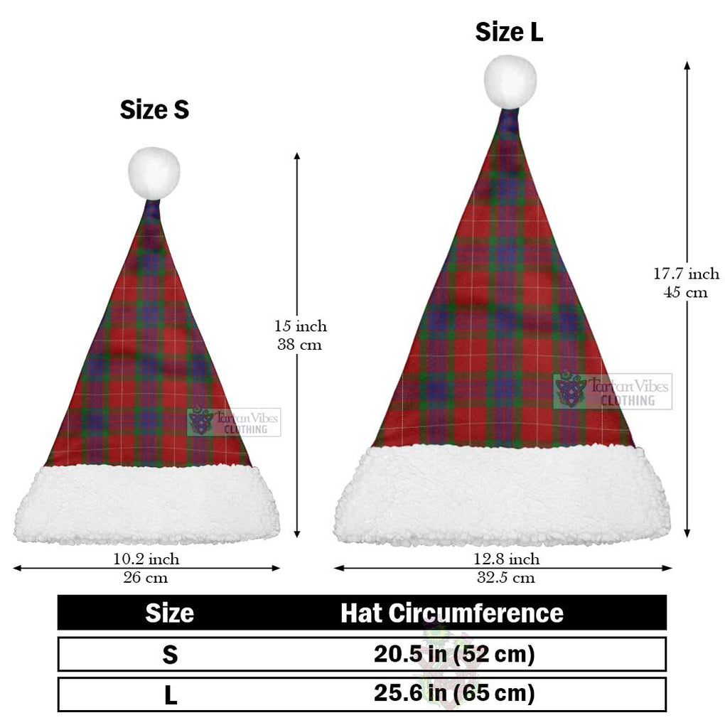 Tartan Vibes Clothing Fraser Tartan Christmas Santa Hats