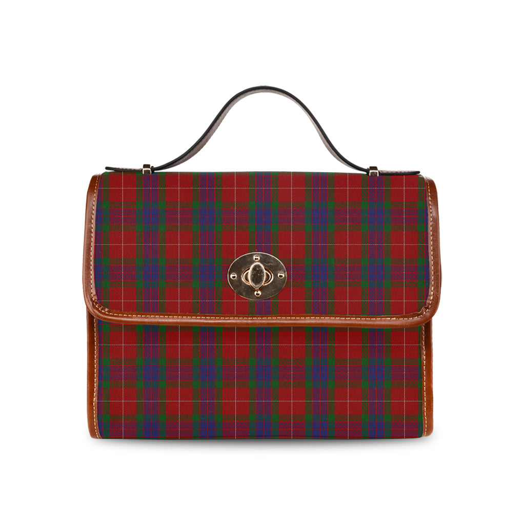 fraser-tartan-leather-strap-waterproof-canvas-bag