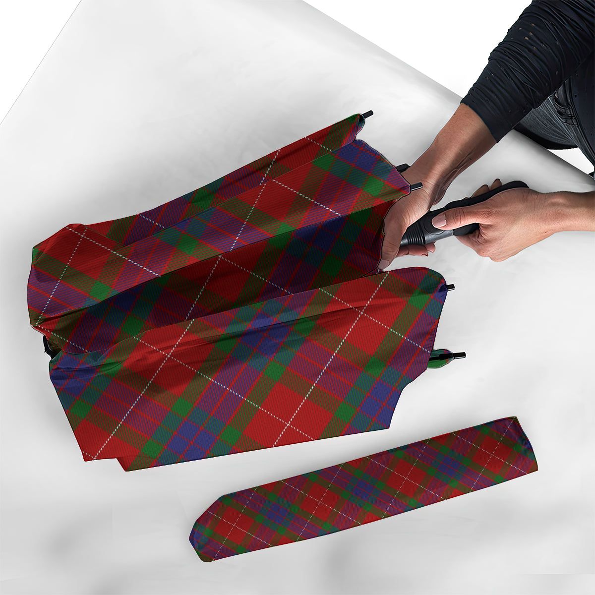 Fraser Tartan Umbrella - Tartanvibesclothing