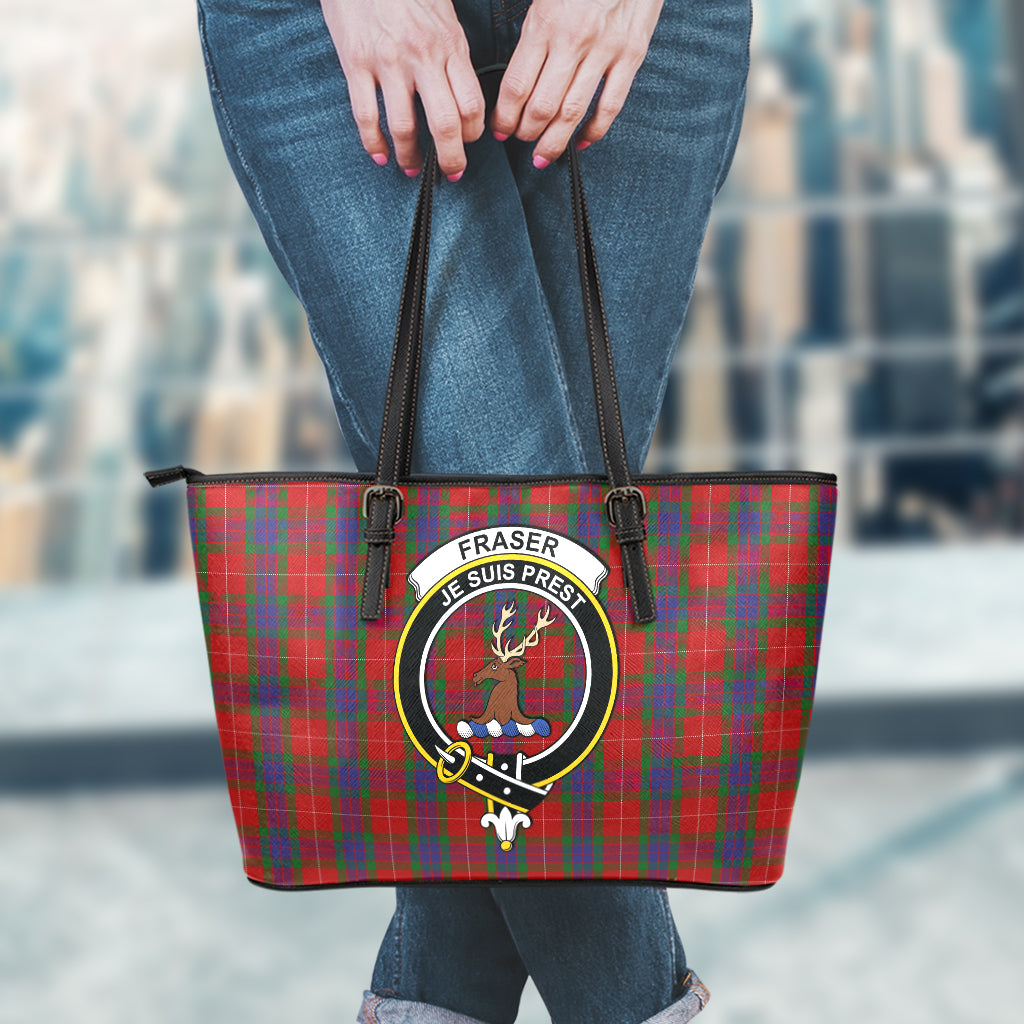 fraser-tartan-leather-tote-bag-with-family-crest