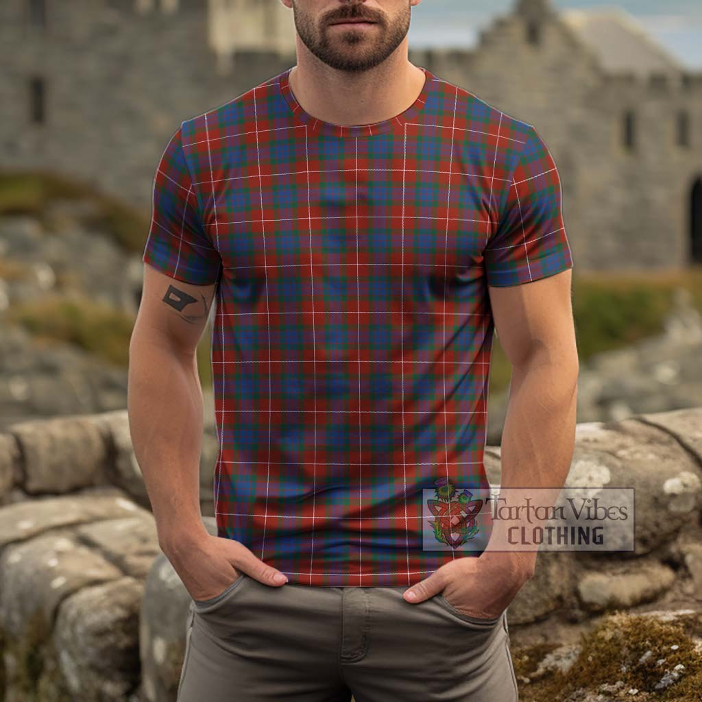 Fraser Ancient Tartan Cotton T-Shirt Men's Shirt - Tartanvibesclothing Shop