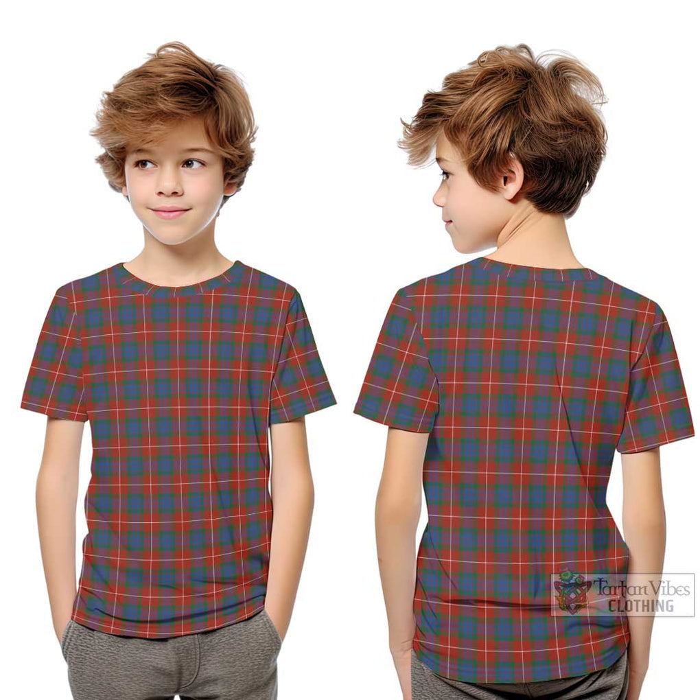 Fraser Ancient Tartan Kid T-Shirt Youth XL Size14 - Tartanvibesclothing Shop