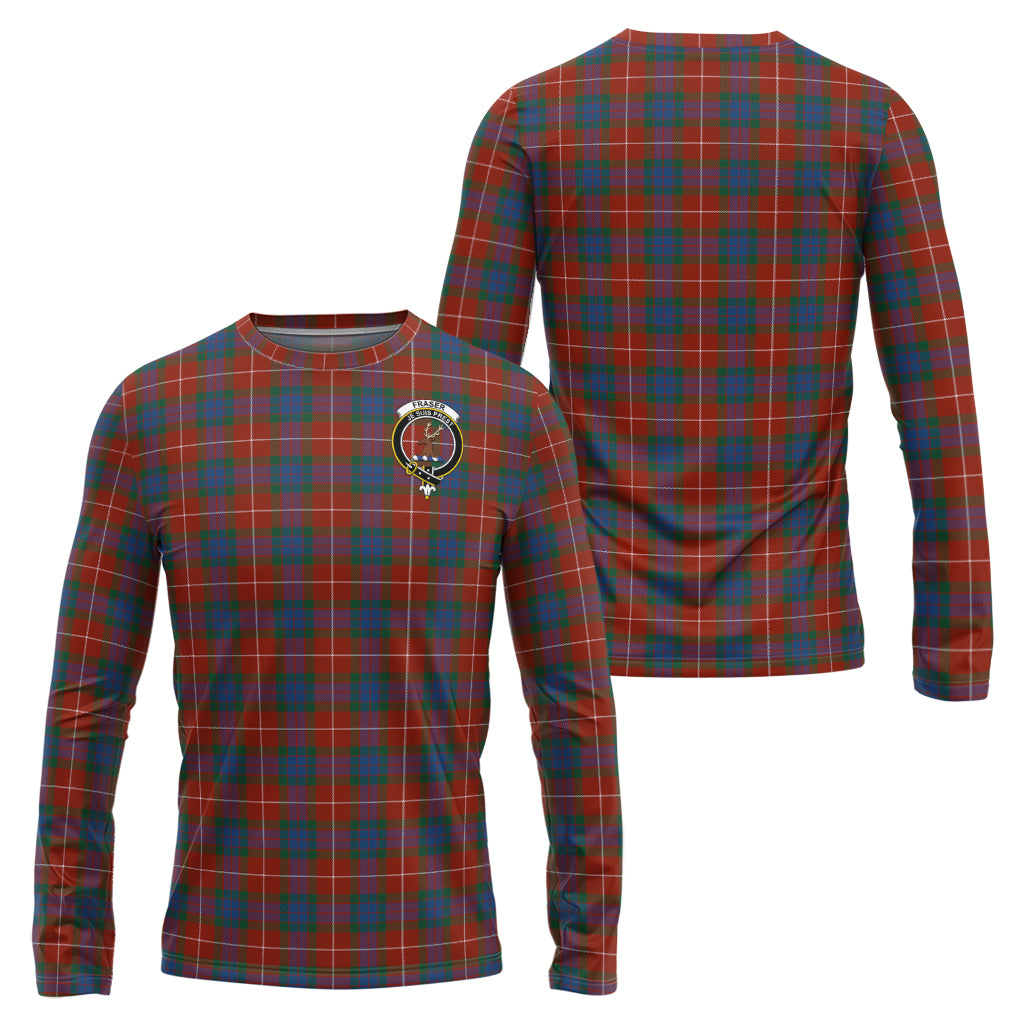 fraser-ancient-tartan-long-sleeve-t-shirt-with-family-crest