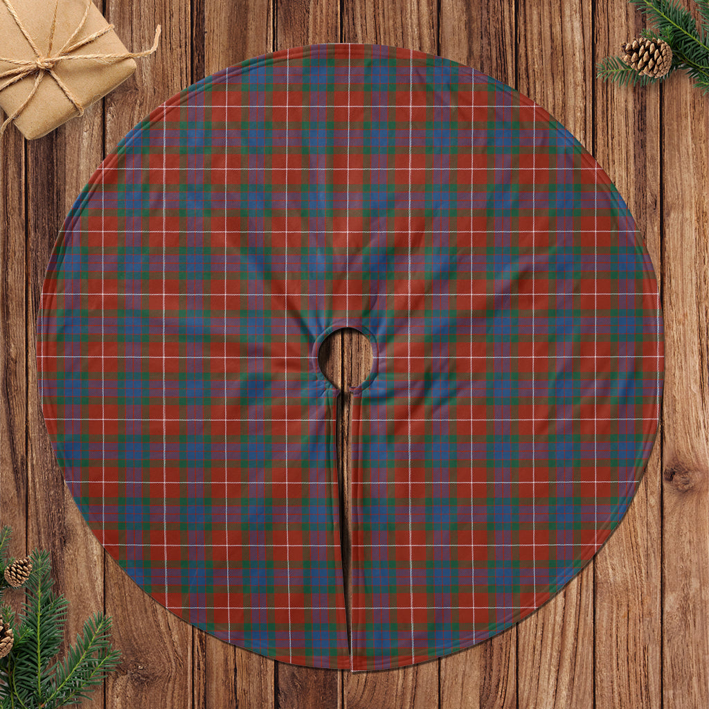 Fraser Ancient Tartan Christmas Tree Skirt - Tartanvibesclothing