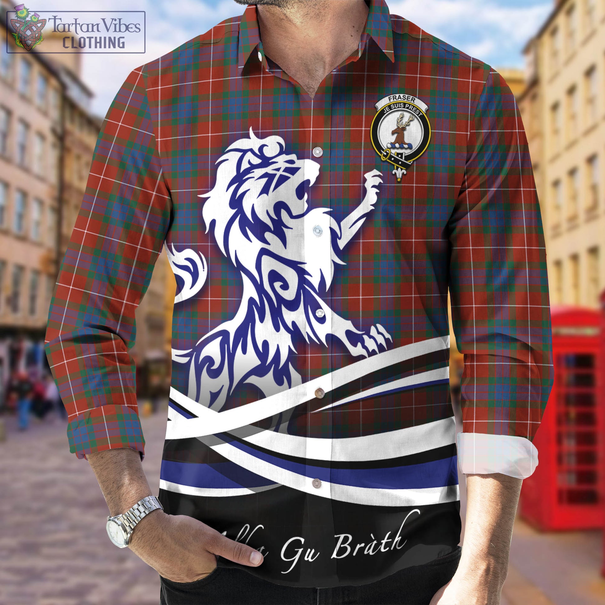 fraser-ancient-tartan-long-sleeve-button-up-shirt-with-alba-gu-brath-regal-lion-emblem