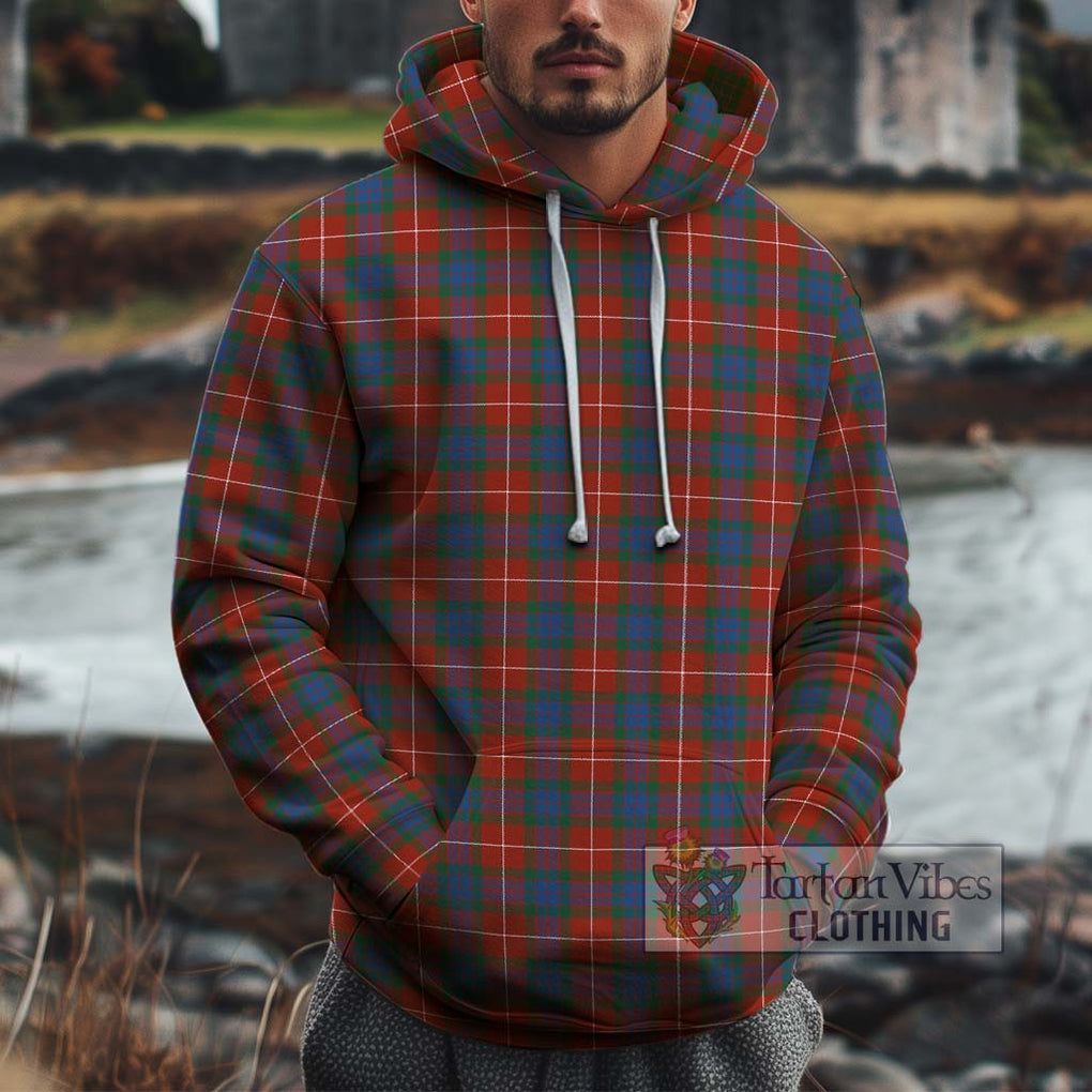 Fraser Ancient Tartan Cotton Hoodie Pullover Hoodie XS - Tartan Vibes Clothing