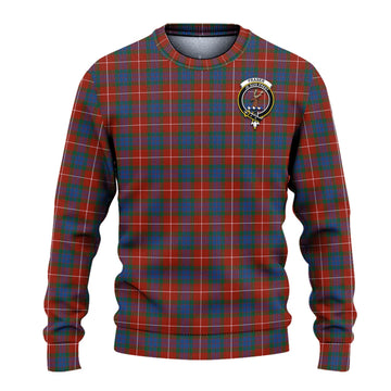 Fraser Ancient Tartan Ugly Sweater with Family Crest