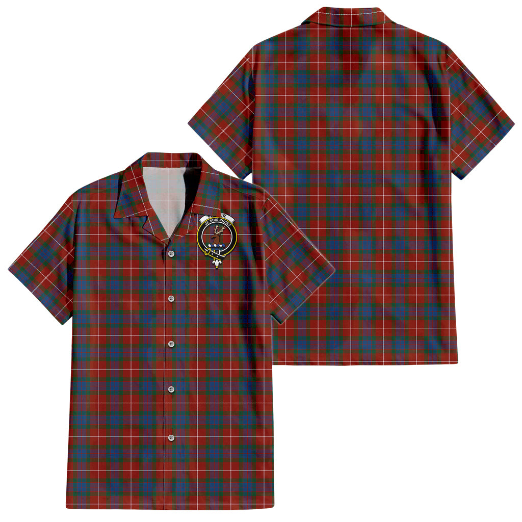 fraser-ancient-tartan-short-sleeve-button-down-shirt-with-family-crest