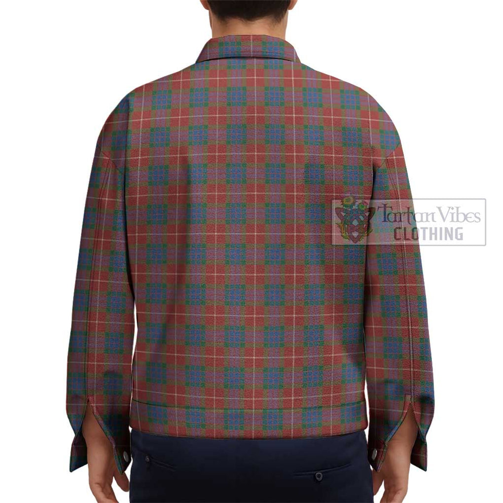 Fraser Ancient Tartan Unisex Lapel Cotton Jacket - Tartan Vibes Clothing