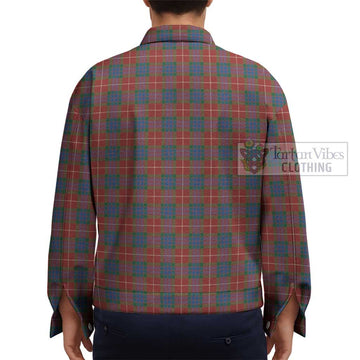 Fraser Ancient Tartan Unisex Lapel Cotton Jacket