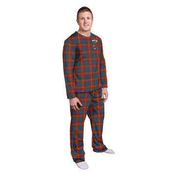 Fraser Ancient Tartan Pajamas Family Set with Family Crest