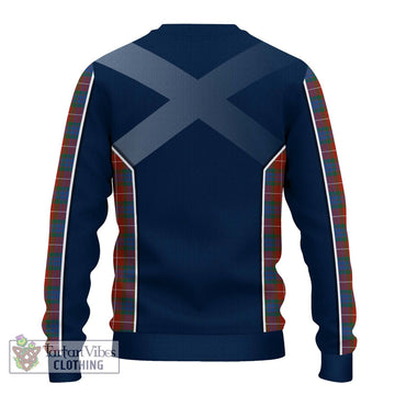 Fraser Ancient Tartan Ugly Sweater with Family Crest and Lion Rampant Vibes Sport Style