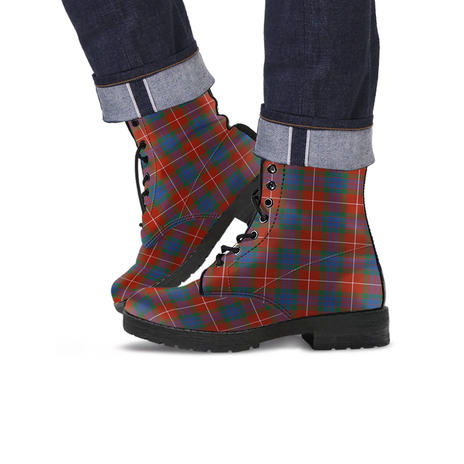 fraser-ancient-tartan-leather-boots