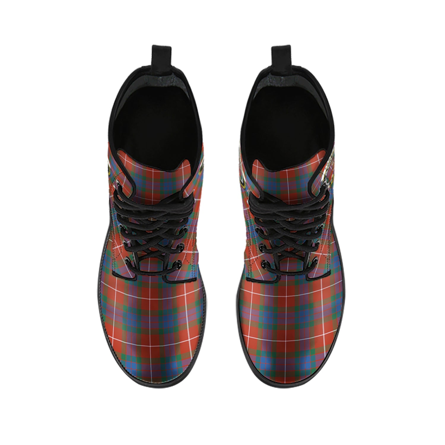 fraser-ancient-tartan-leather-boots-with-family-crest